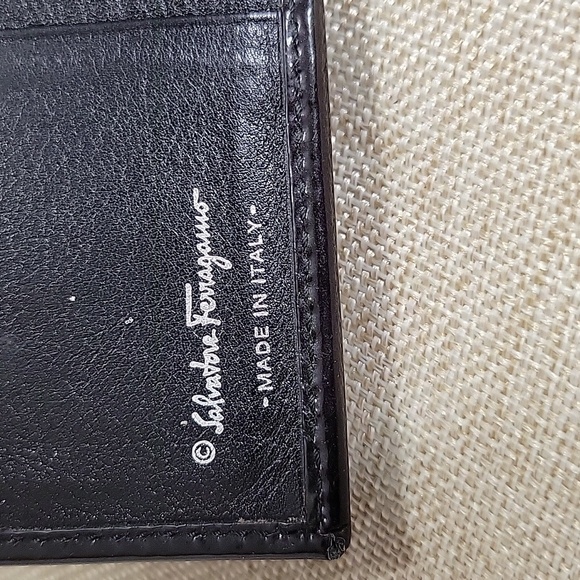 Salvatore Ferragamo Black Leather Wallet - Picture 9 of 11